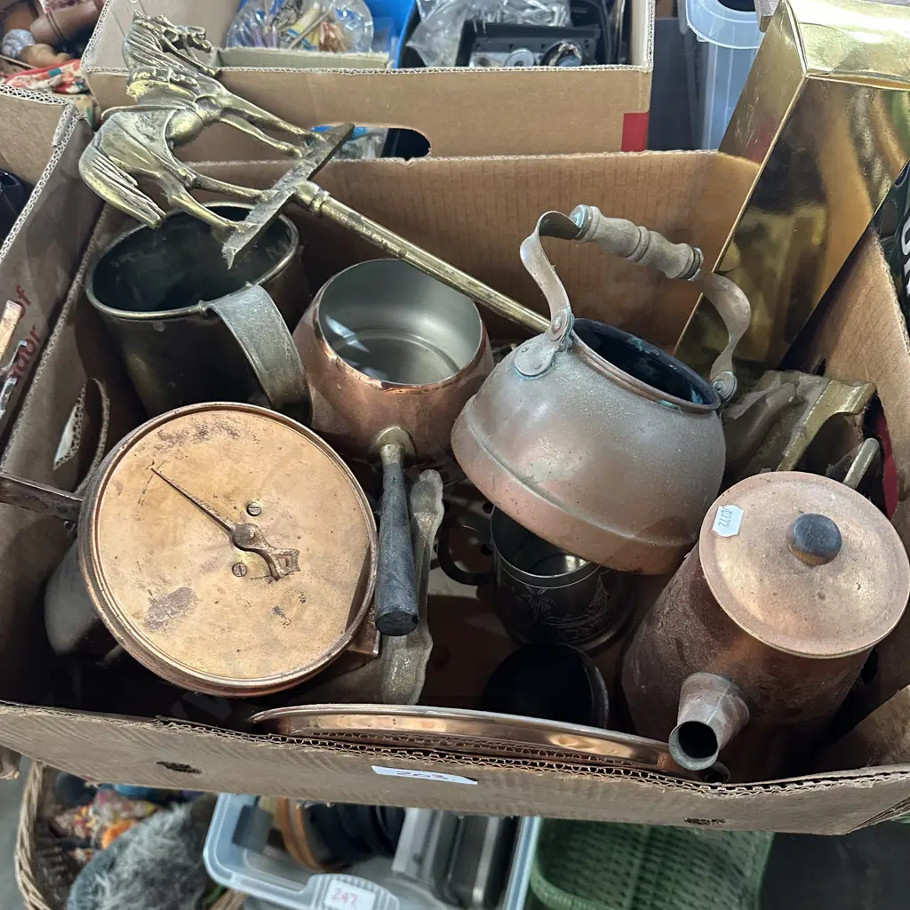 Copper and brassware etc. Image 1++