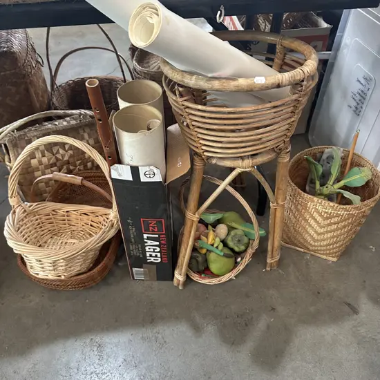 prints, basketware etc