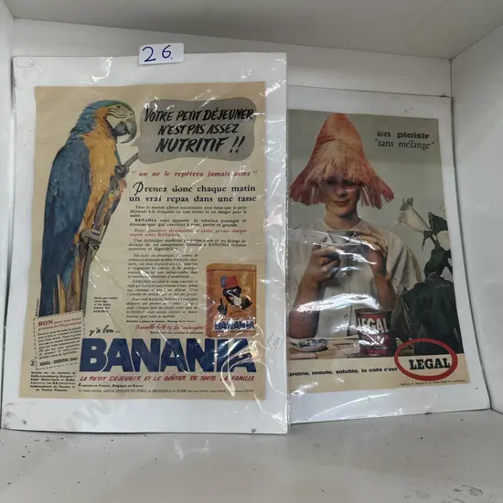 1960s original French advertisements