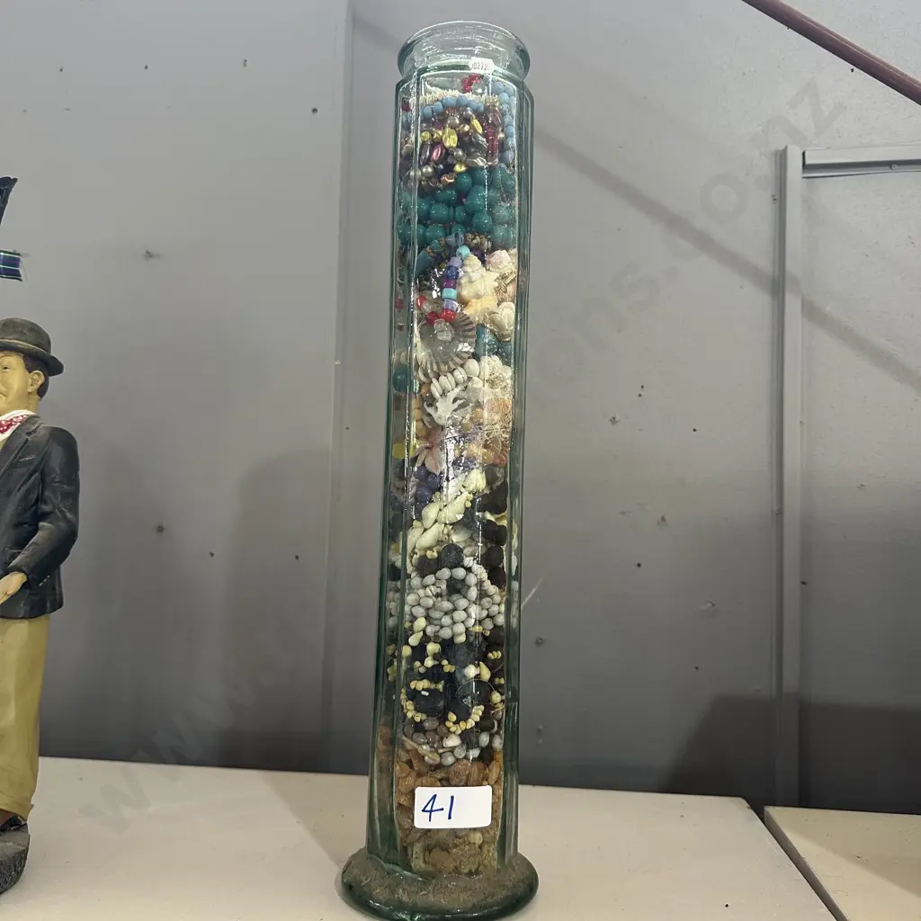 large jar full of costume jewellery Image 1++