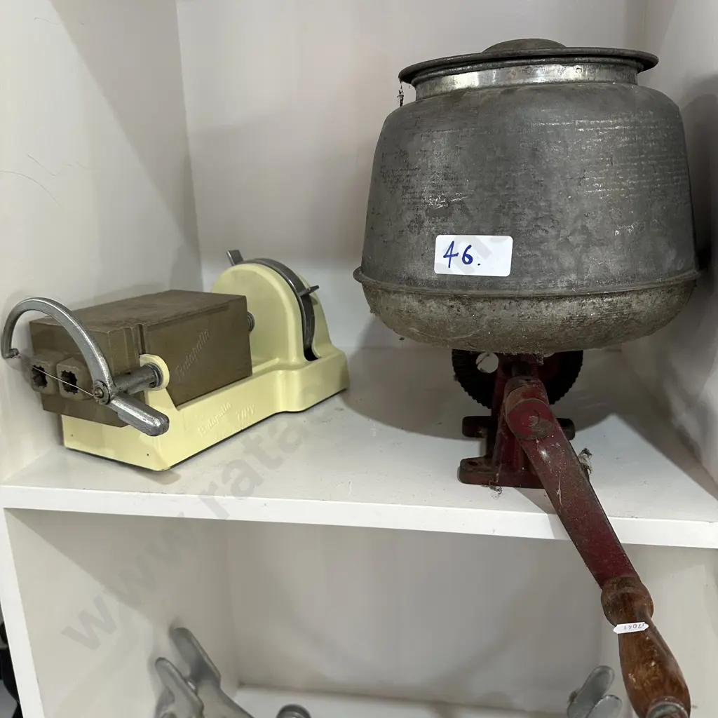 Butter churn and butter cutter Image 1++