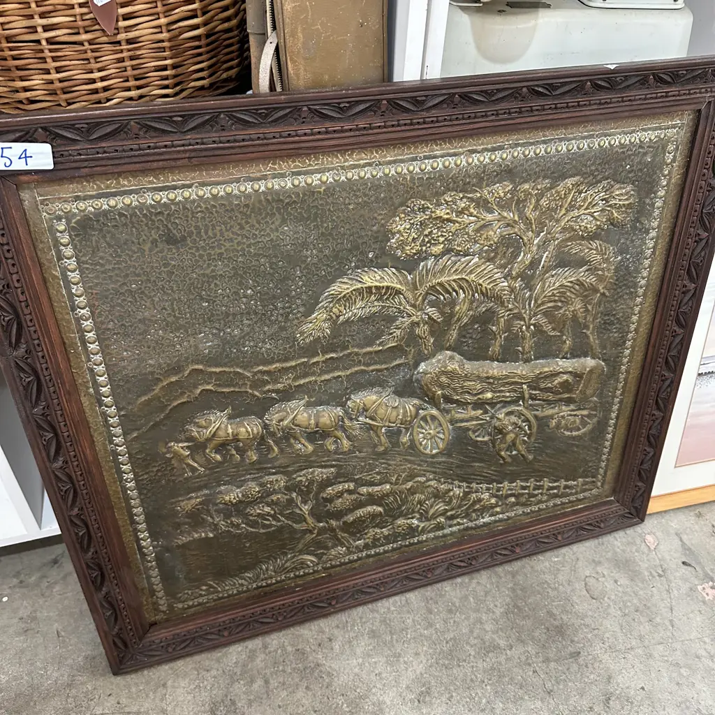 Brass logging art screen Image 1++