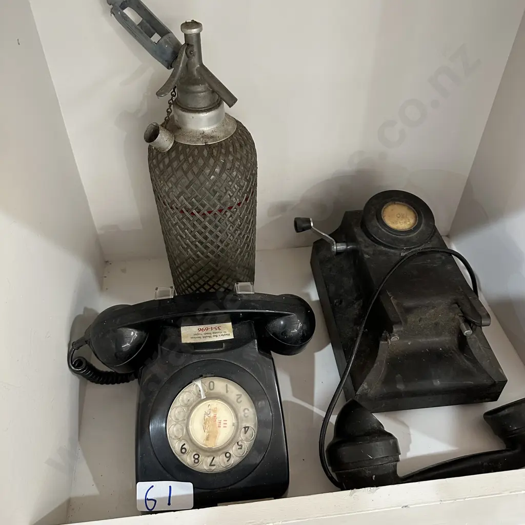 soda bottle and 2 phones Image 1++