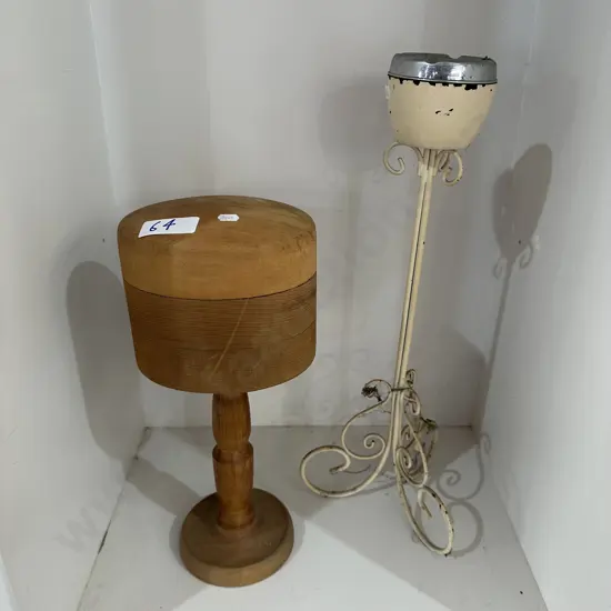 Hat block and ash stand