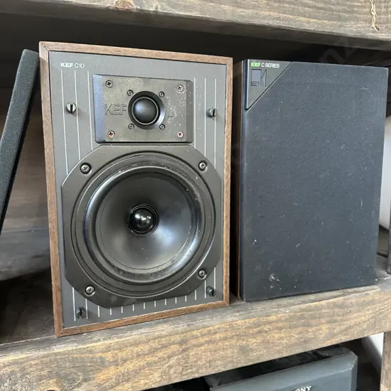 KEF bookshelf speakers