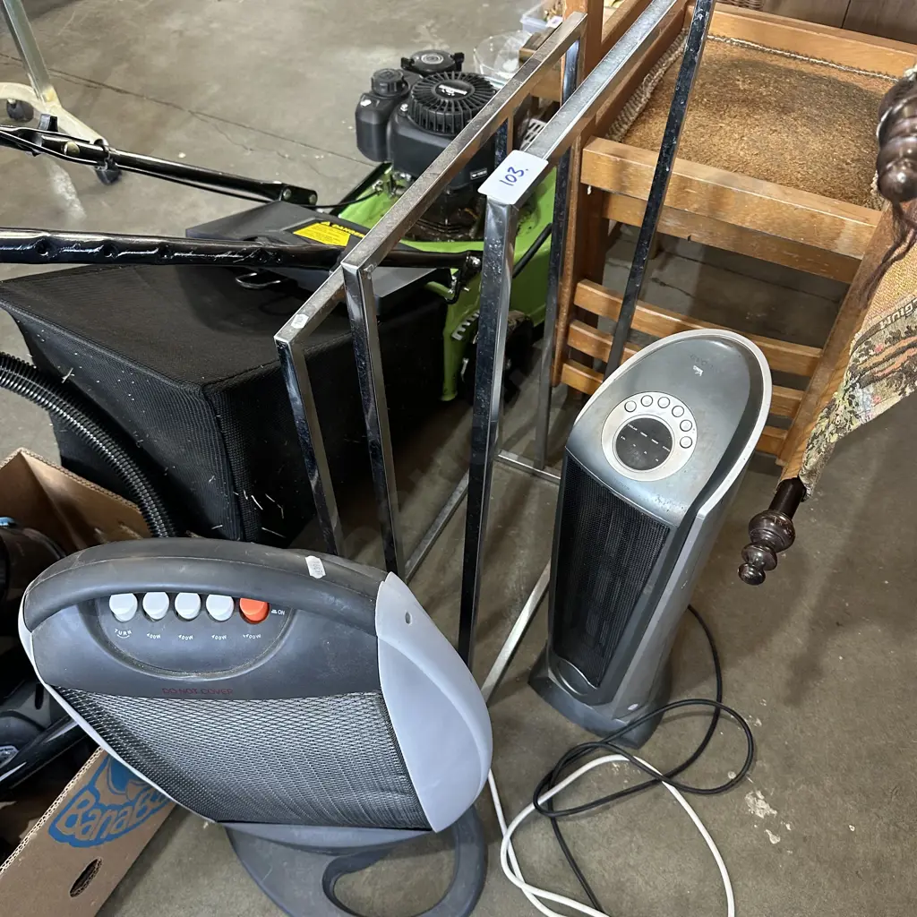 2 heaters and towel rail Image 1++