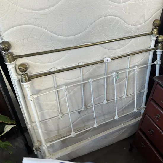 brass bed ends (will fit king single extra long)