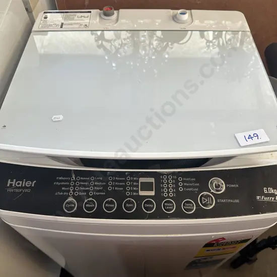 Haier washer
