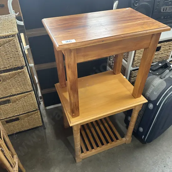 2 Rimu side tables