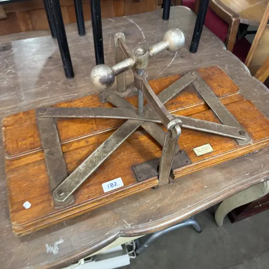 antique trouser press