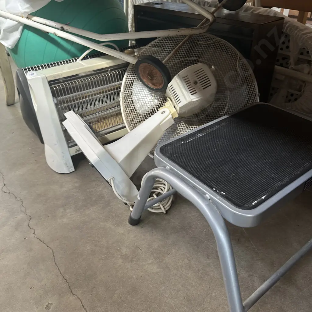 heaters, step, fan, swissball , iron board, laundry trolley Image 1++
