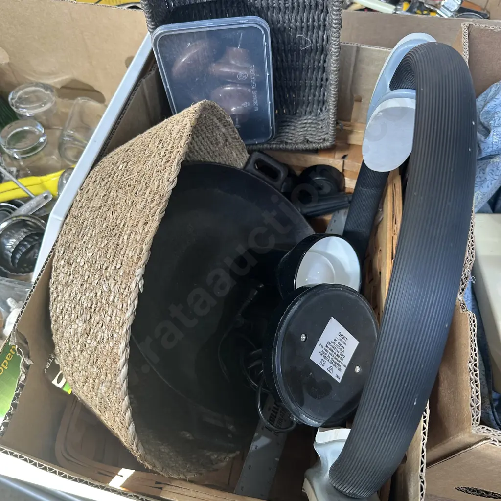 cast wok, wicker ware etc Image 1++