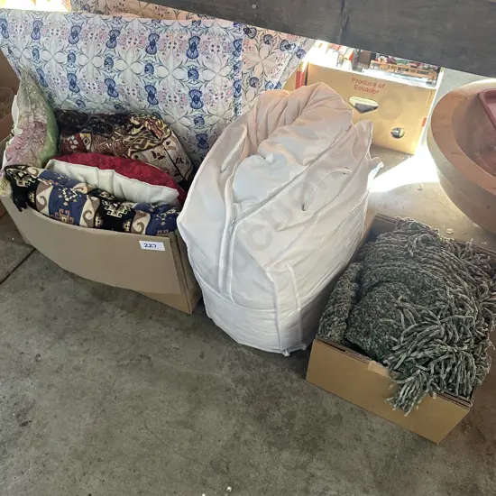 cushions, blanket, duvet