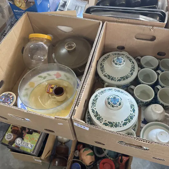 2 box inc vintage tureens etc