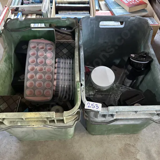2 bins and contents