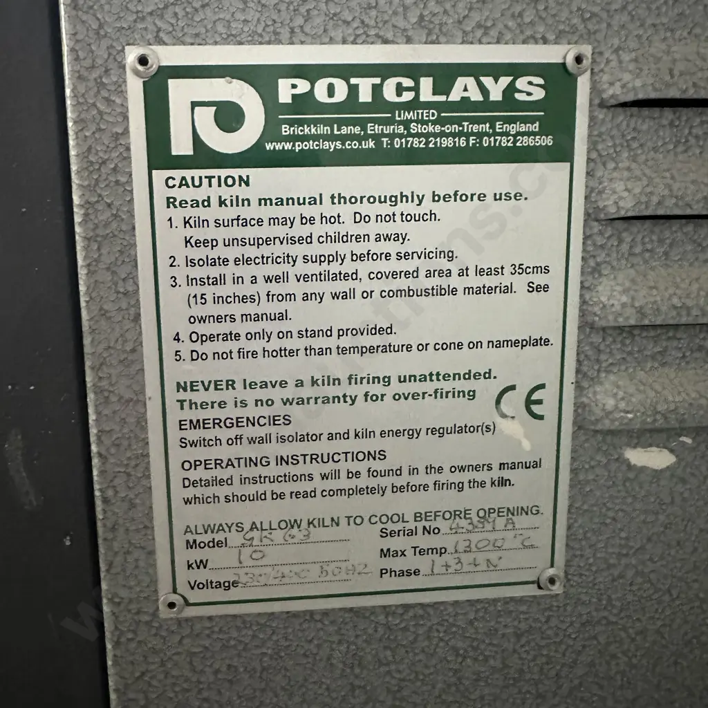 Potclays electric Kiln made in UK (more photos & details) Image 1++