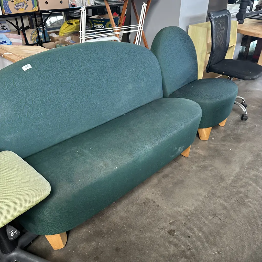 2pc lounge suite and office chair-average Image 1++