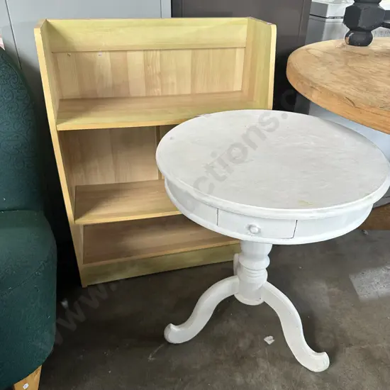 Side table and shelf