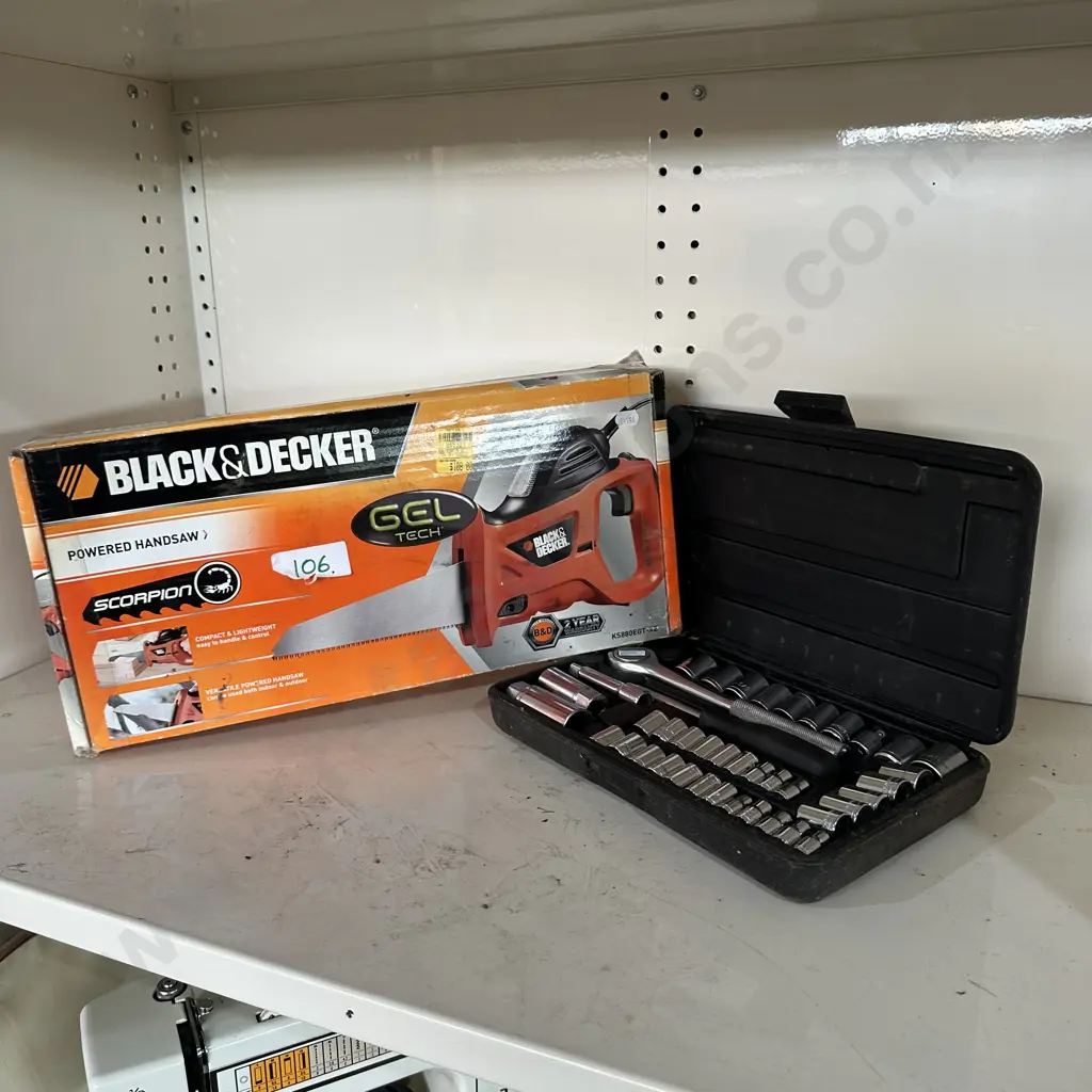 handsaw and socket set Image 1++
