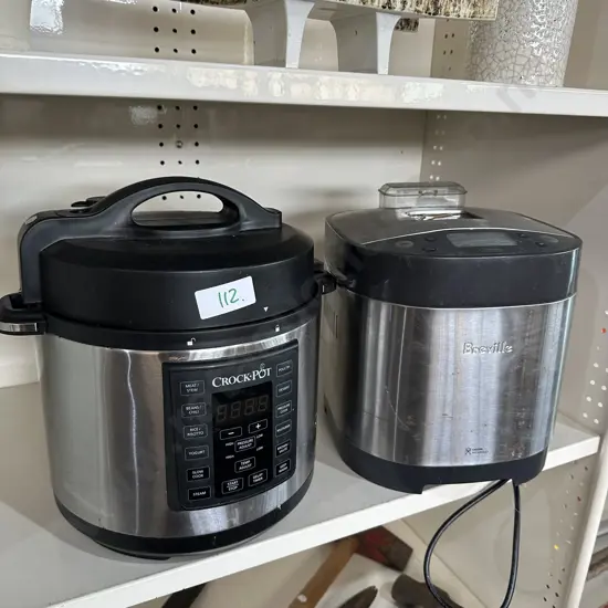 crock pot and bread maker