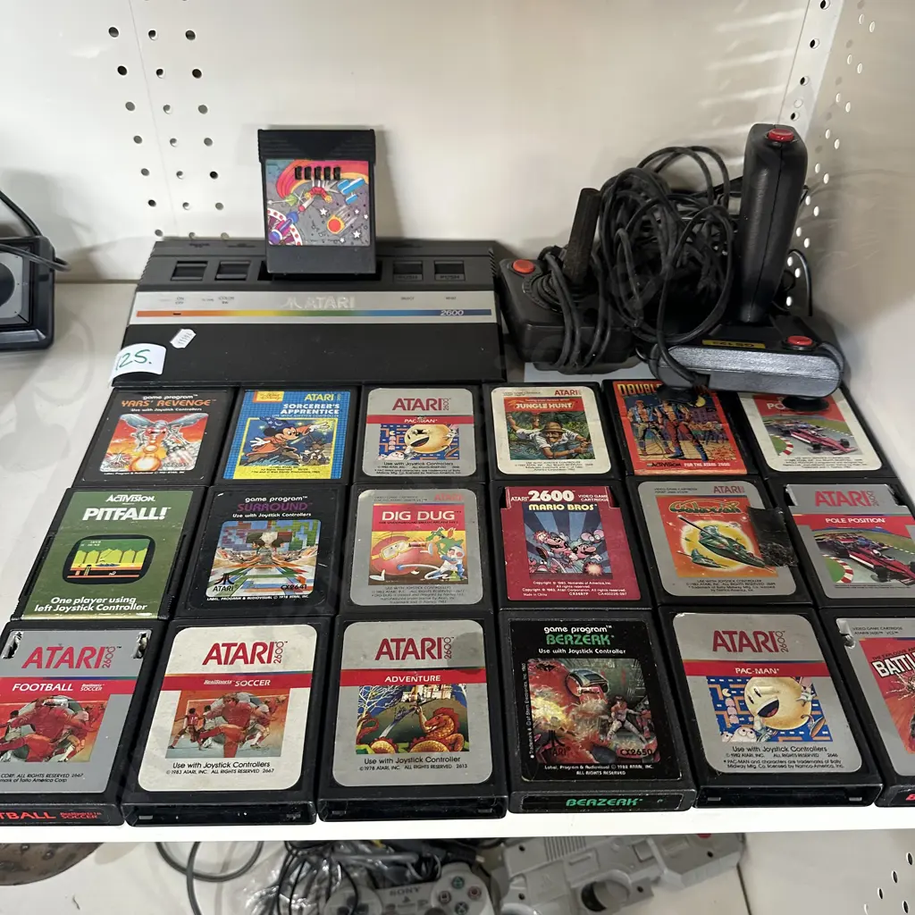 Atari 2600, games and 2 joy sticks Image 1++
