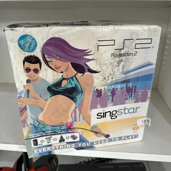 boxed singstar PS2