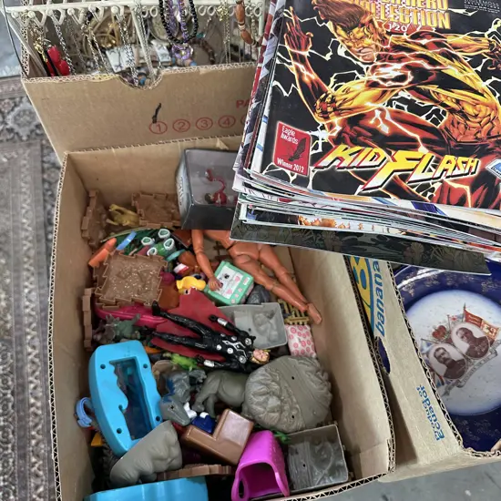 toys and comics