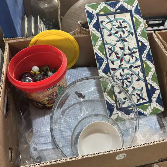 marbles and sheets etc