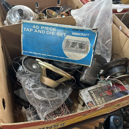 Tap and die set plus speakers