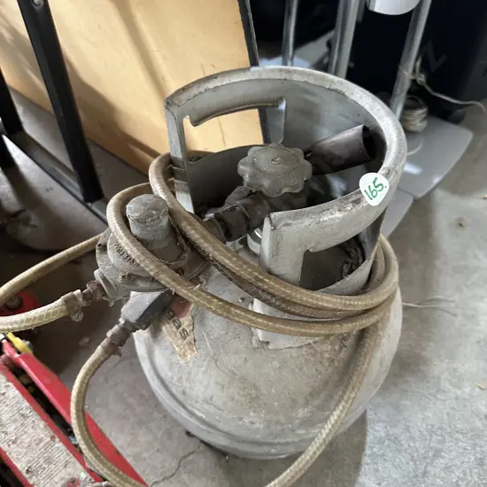 gas torch and bottle