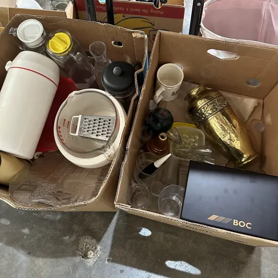 2 box inc brass vase