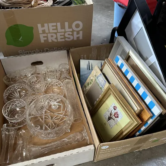 2 box crystal and frames
