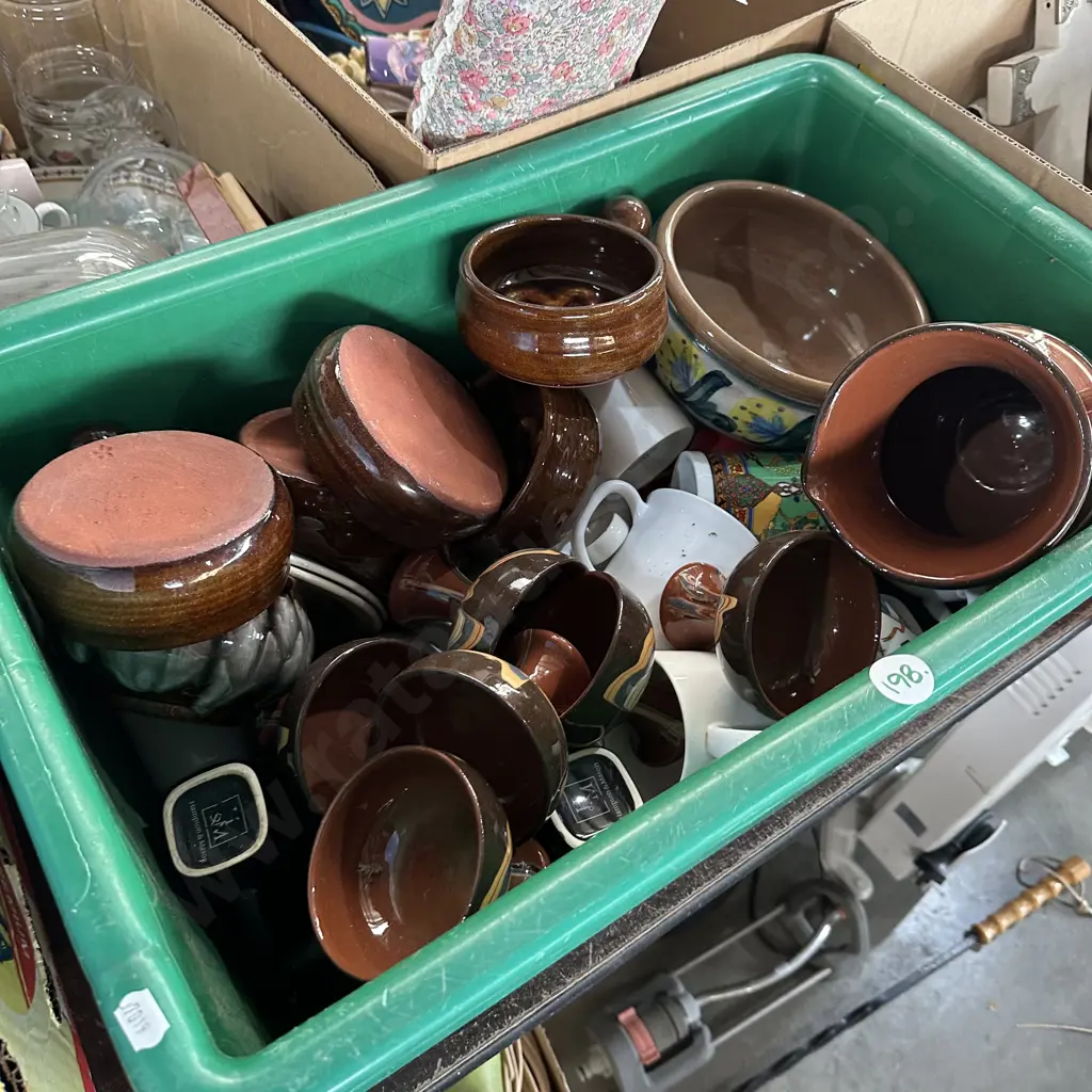 bin of pottery Image 1++
