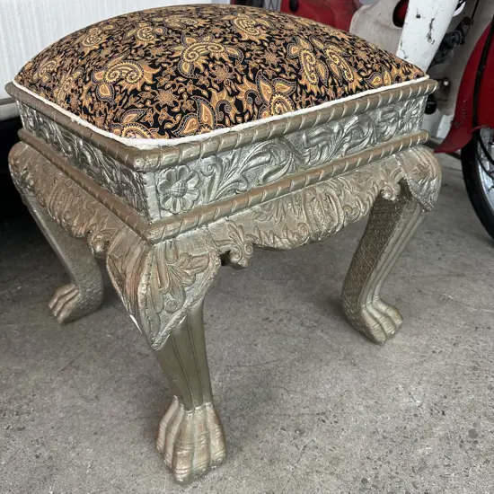 large decorative Indian stool