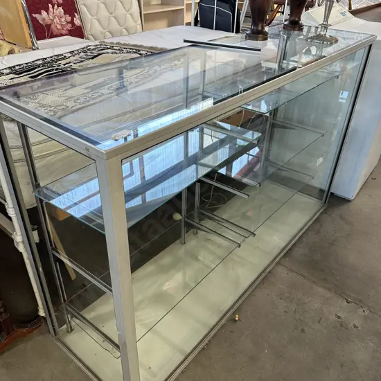Glass display cabinet- withdrawn (available next week)