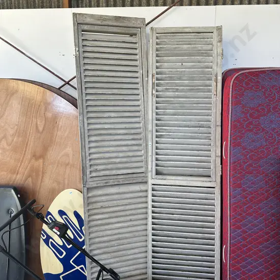 Pr tall vintage shutters