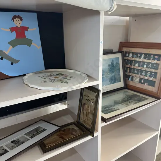 prints, photos, wood pictures etc