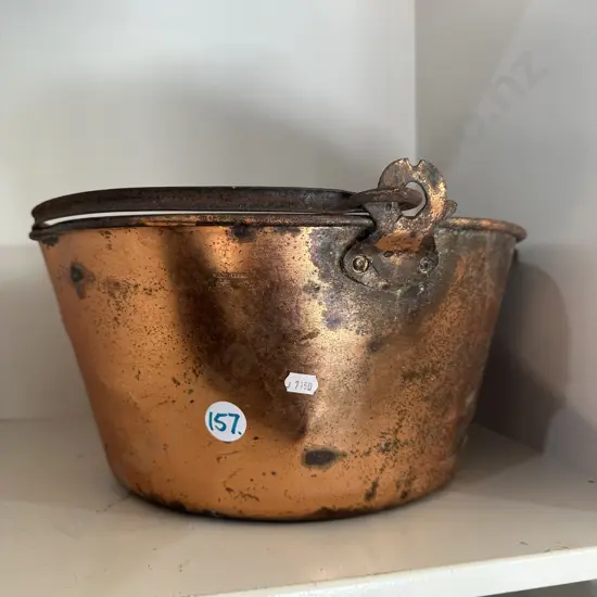 copper pan 14inch - has oxidation inside