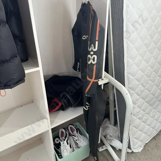 3 wetsuits plus shoes