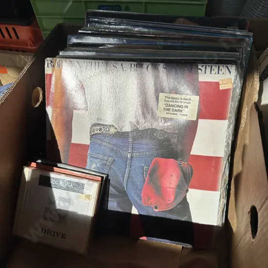 Box of records etc.