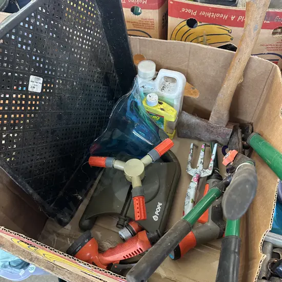 Gardening and art glass vase.