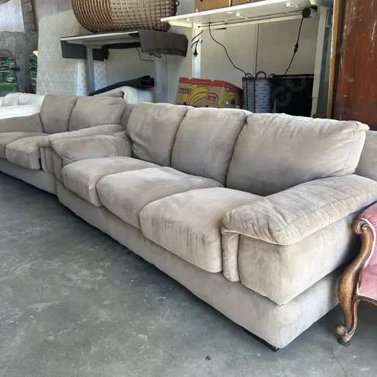 Corduroy style lounge suite - good condition
