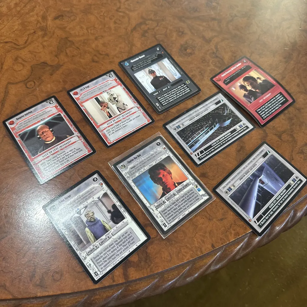 8 StarWars trading cards Image 1++