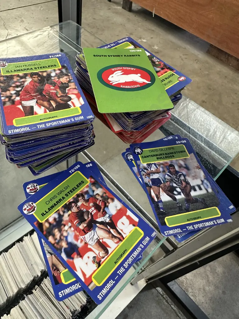 Stimorol chewing gum Rugby league trading cards approx 230 cards Image 1++