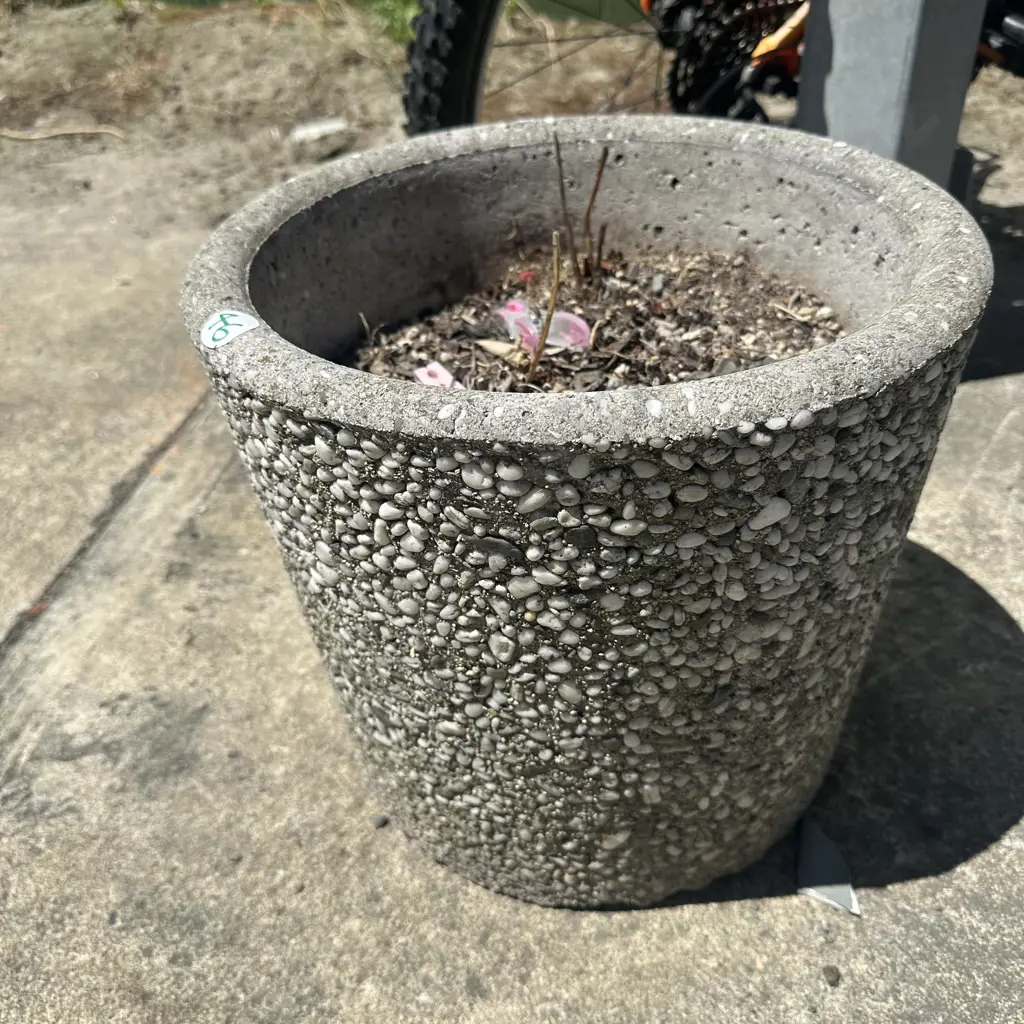 concrete pebble planter Image 1++