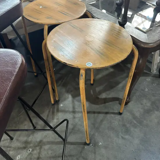 Pr metal side tables