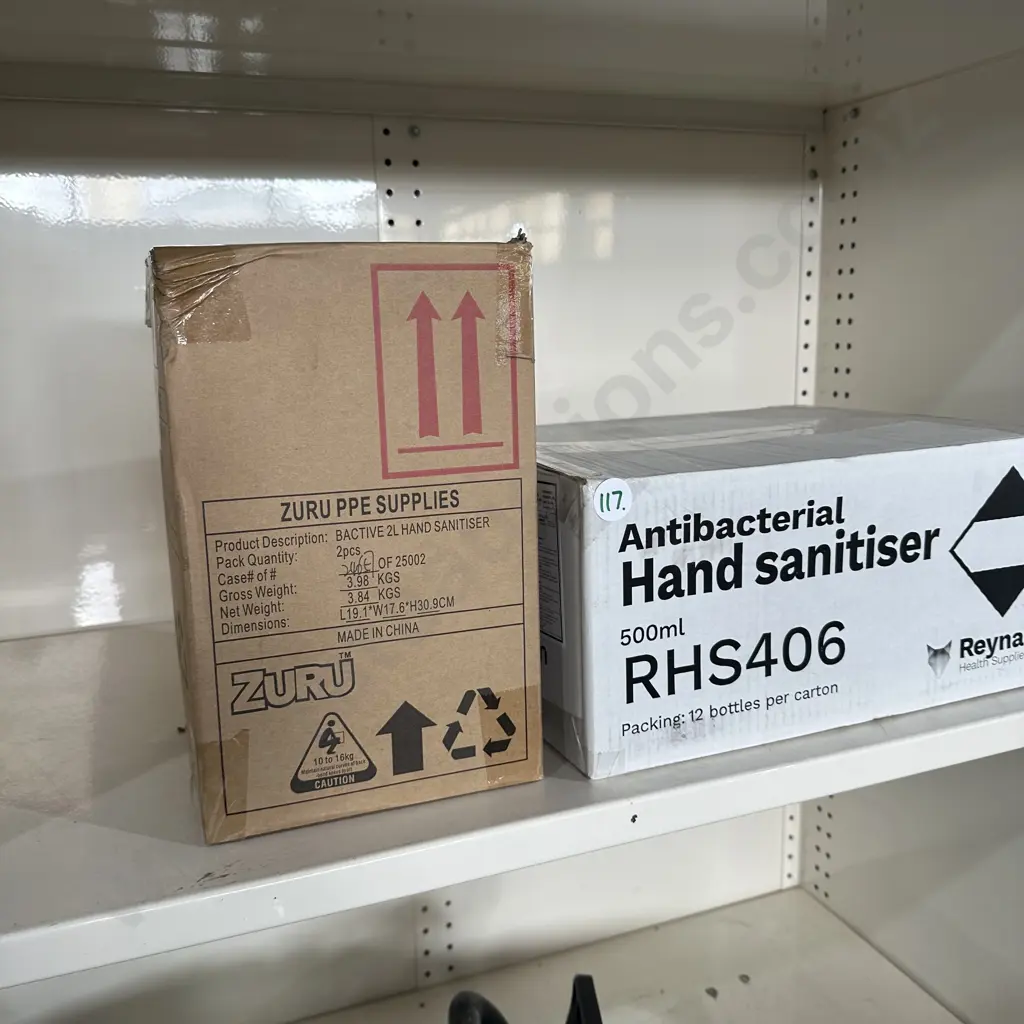 2 box hand sanitiser expired date Image 1++