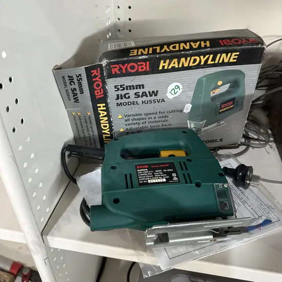 Boxed Ryobi jig saw - looks like never used.