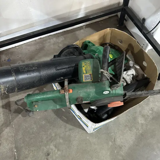 Blower vac plus a chainsaw (dickie switch)