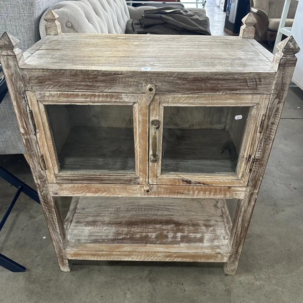 Moroccan style wooden cabinet 850h x 660w x 360d Image 1++